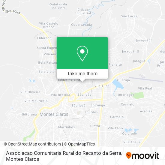 Associacao Comunitaria Rural do Recanto da Serra map