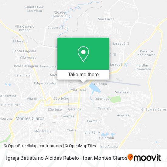 Igreja Batista no Alcides Rabelo - Ibar map