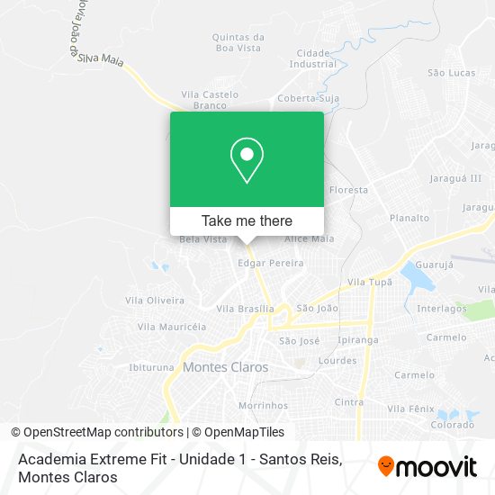 Academia Extreme Fit - Unidade 1 - Santos Reis map