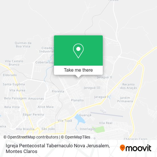 Igreja Pentecostal Tabernaculo Nova Jerusalem map