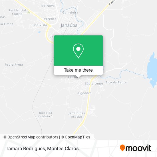 Tamara Rodrigues map
