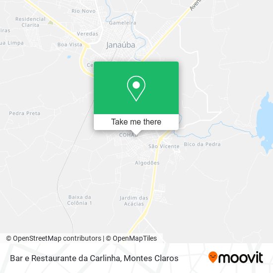 Bar e Restaurante da Carlinha map
