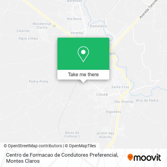 Centro de Formacao de Condutores Preferencial map