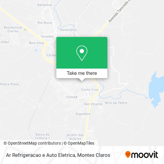 Ar Refrigeracao e Auto Eletrica map