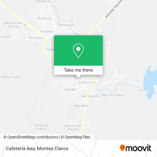 Cafetería Aea map