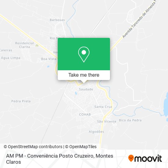 AM PM - Conveniência Posto Cruzeiro map