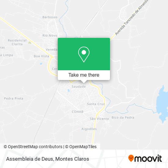 Assembleia de Deus map