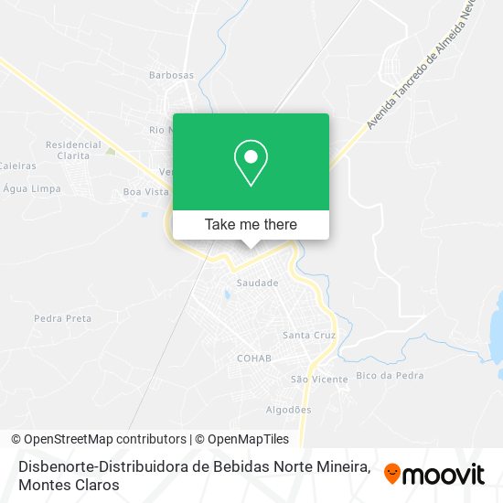 Disbenorte-Distribuidora de Bebidas Norte Mineira map
