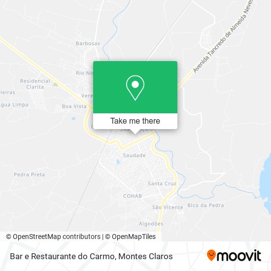 Bar e Restaurante do Carmo map