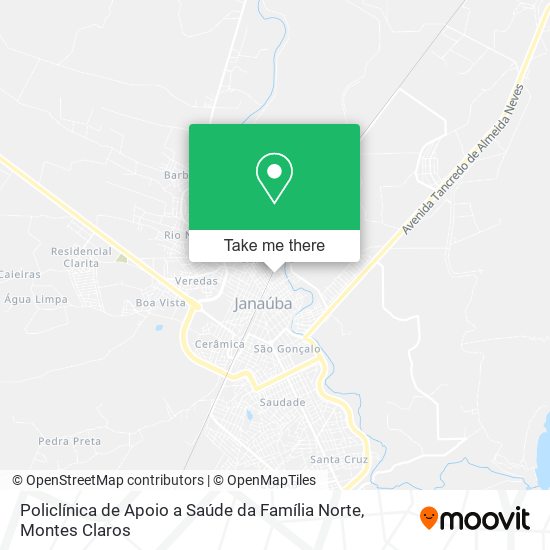 Policlínica de Apoio a Saúde da Família Norte map