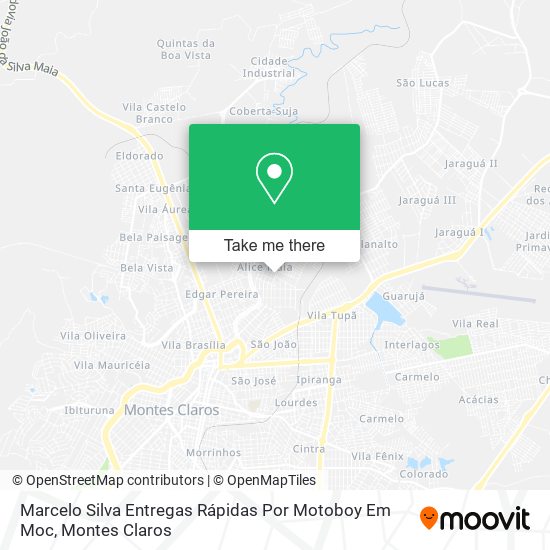 Marcelo Silva Entregas Rápidas Por Motoboy Em Moc map