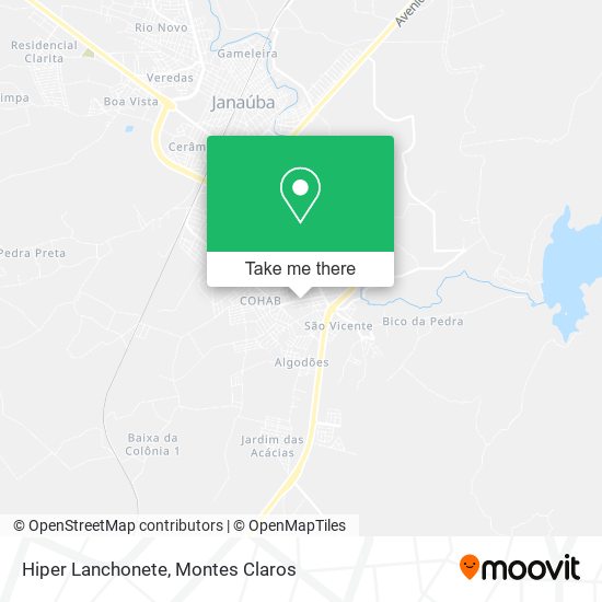 Hiper Lanchonete map