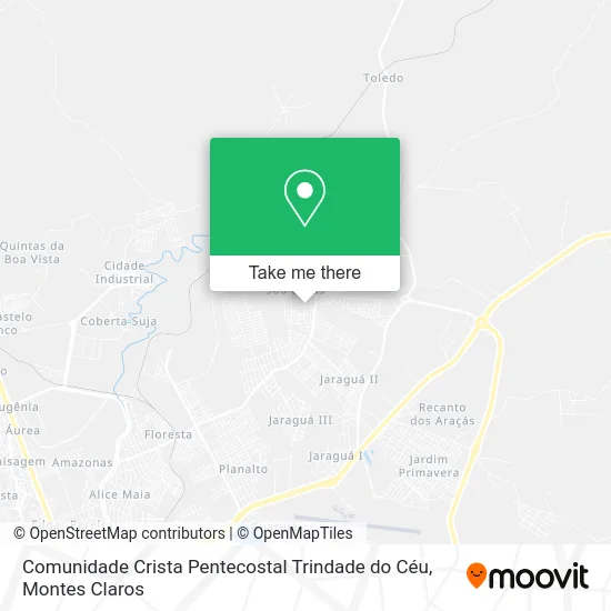 Comunidade Crista Pentecostal Trindade do Céu map