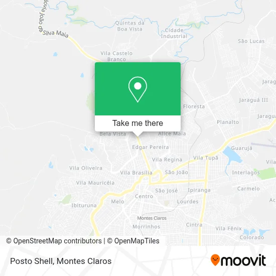 Posto Shell map