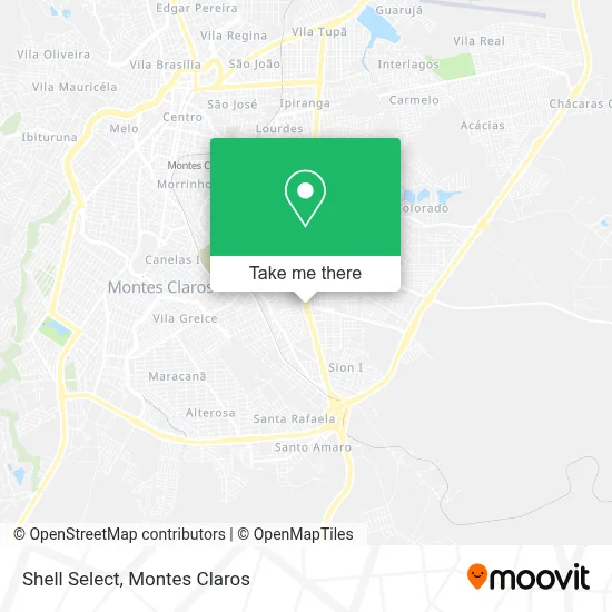 Shell Select map