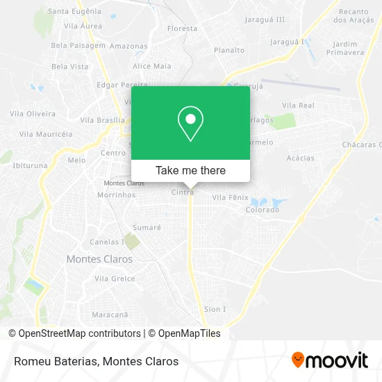 Romeu Baterias map