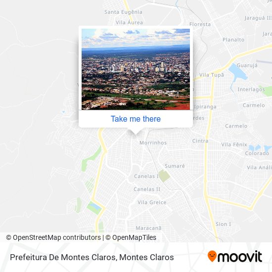 Mapa Prefeitura De Montes Claros