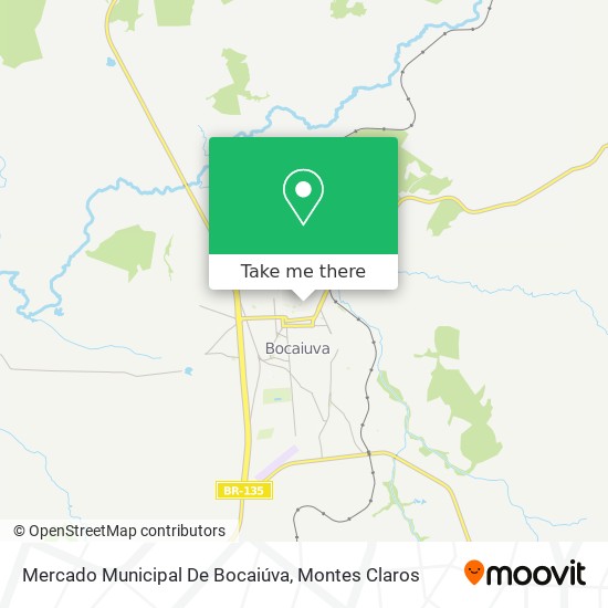 Mercado Municipal De Bocaiúva map