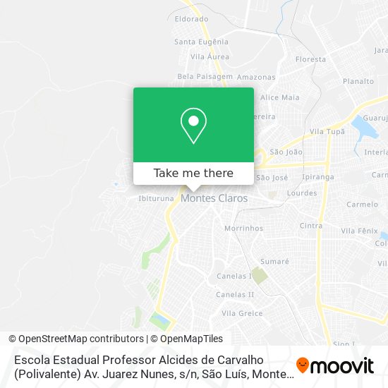 Escola Estadual Professor Alcides de Carvalho (Polivalente) Av. Juarez Nunes, s / n, São Luís map
