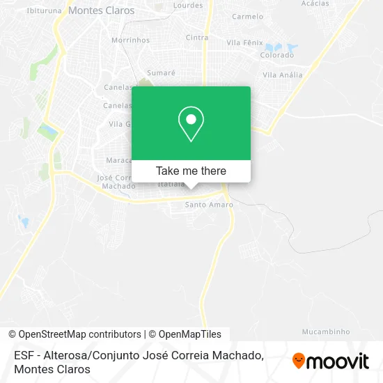ESF - Alterosa / Conjunto José Correia Machado map