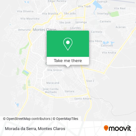 Mapa Morada da Serra