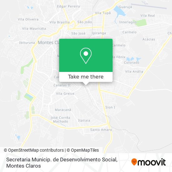 Secretaria Municip. de Desenvolvimento Social map