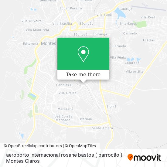 aeroporto internacional rosane bastos ( barrocão ) map