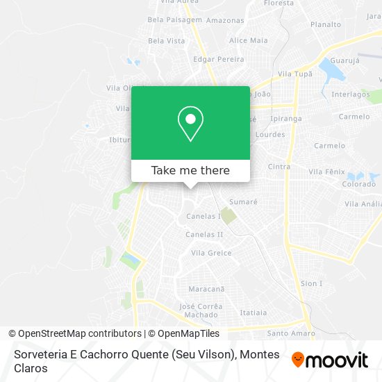 Sorveteria E Cachorro Quente (Seu Vilson) map