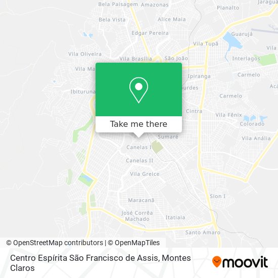 Centro Espírita São Francisco de Assis map