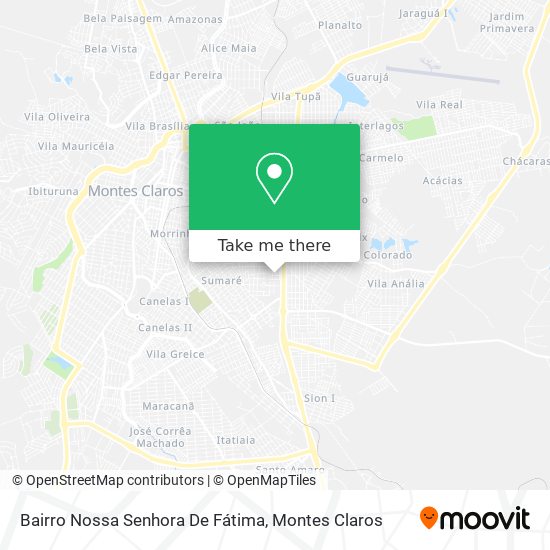 Bairro Nossa Senhora De Fátima map