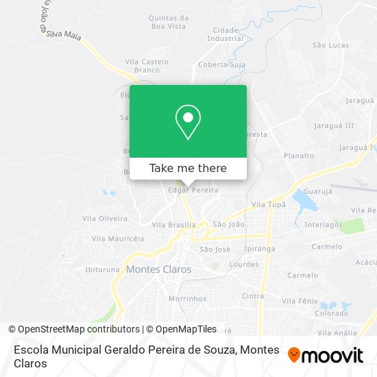 Mapa Escola Municipal Geraldo Pereira de Souza