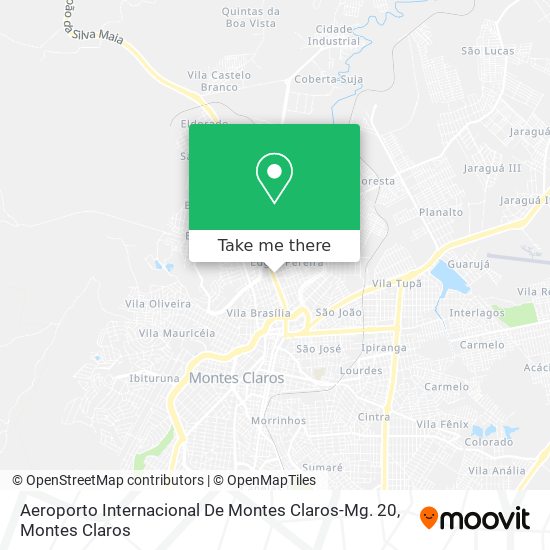 Aeroporto Internacional De Montes Claros-Mg. 20 map