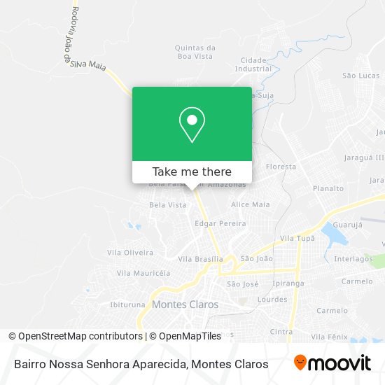 Bairro Nossa Senhora Aparecida map