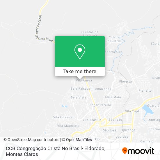 CCB Congregação Cristã No Brasil- Eldorado map