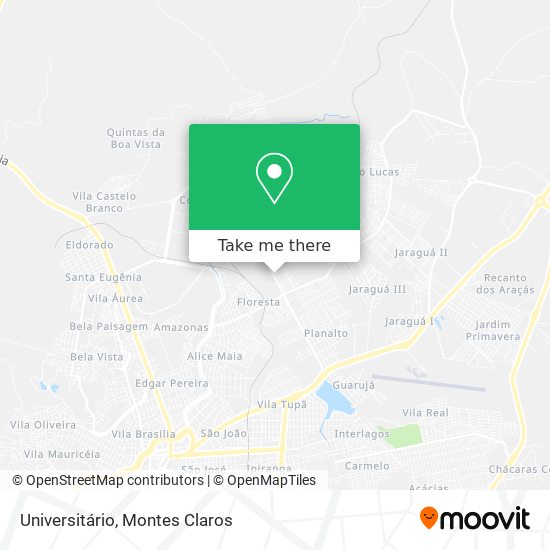 Universitário map