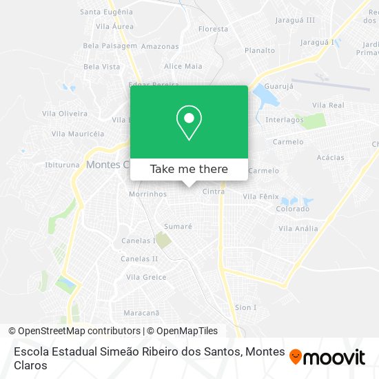 Escola Estadual Simeão Ribeiro dos Santos map