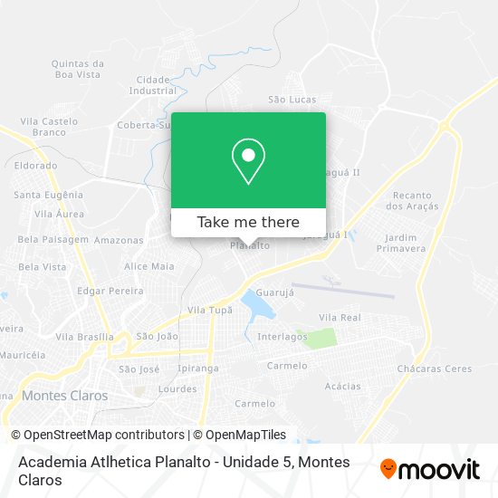 Academia Atlhetica Planalto - Unidade 5 map