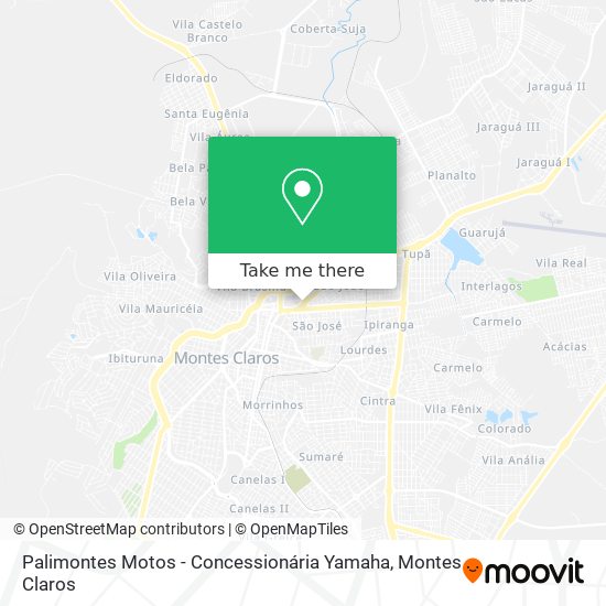 Palimontes Motos - Concessionária Yamaha map