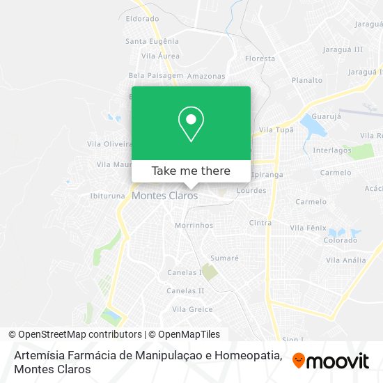 Artemísia Farmácia de Manipulaçao e Homeopatia map