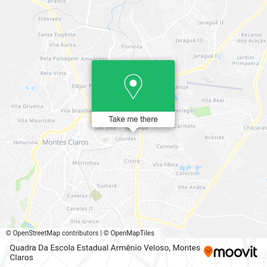 Quadra Da Escola Estadual Armênio Veloso map