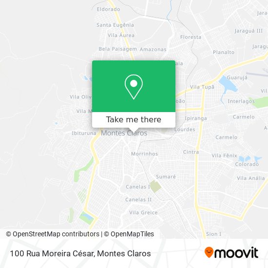 100 Rua Moreira César map