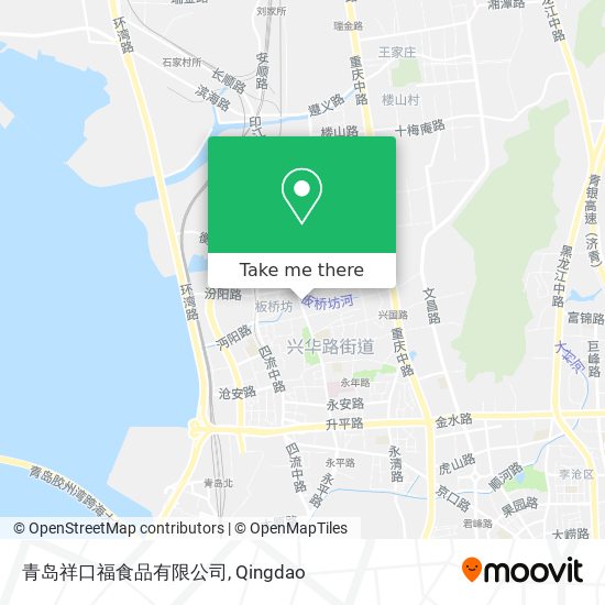 青岛祥口福食品有限公司 map