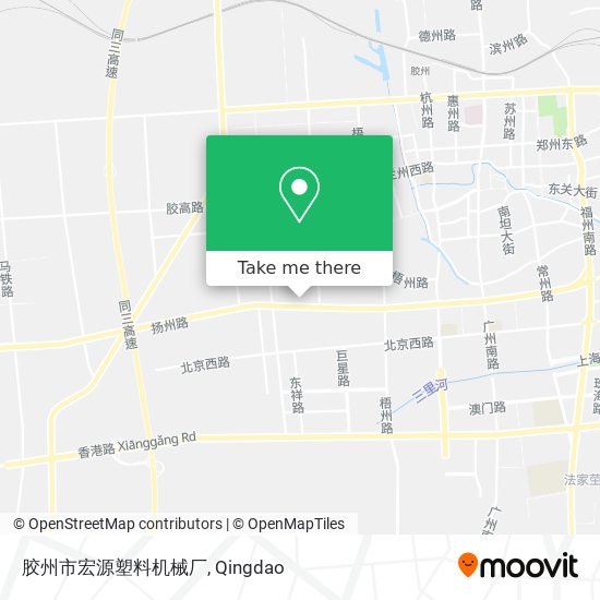 胶州市宏源塑料机械厂 map