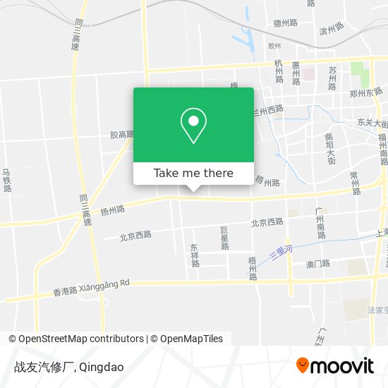 战友汽修厂 map