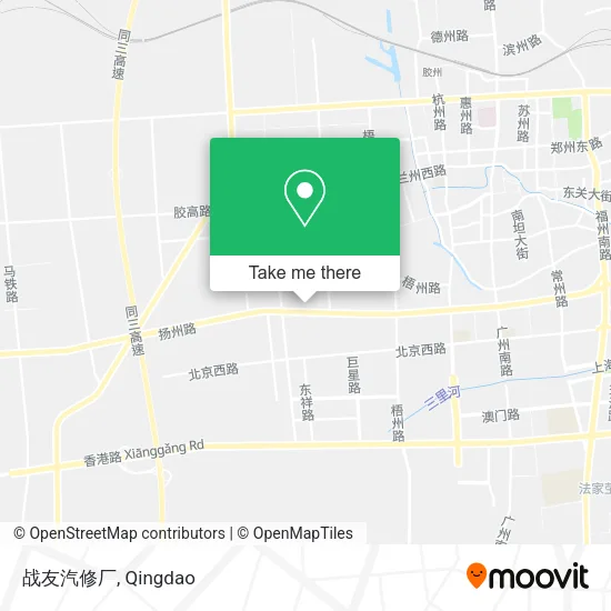 战友汽修厂 map