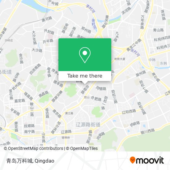 青岛万科城 map