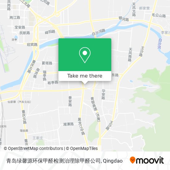 青岛绿馨源环保甲醛检测治理除甲醛公司 map