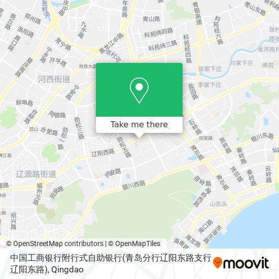中国工商银行附行式自助银行(青岛分行辽阳东路支行辽阳东路) map