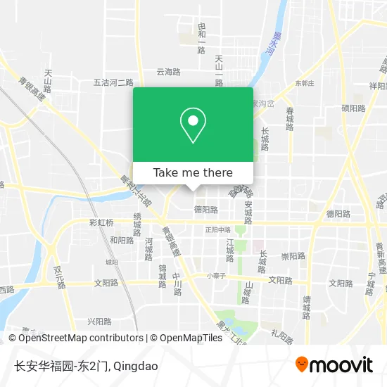 长安华福园-东2门 map