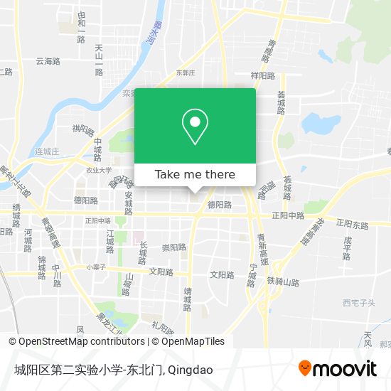 城阳区第二实验小学-东北门 map